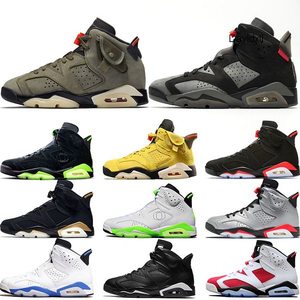 good quality black infrared 6 travis scotts 6s men jord*n basketball shoes psg dmp washed denim mens trainers sneakers sports size 40-47 
good quality black infrared 6 travis scotts 6s men jord*n basketball shoes psg dmp washed denim mens trainers sneakers sports size 40-47