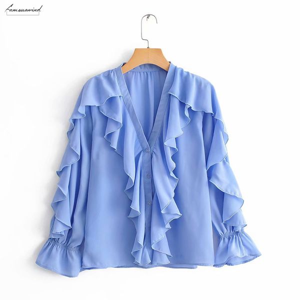 blouse women v neck solid color ruffles smock female long sleeve chiffon femininas shirt casual chemise basic ls3196, White
blouse women v neck solid color ruffles smock female long sleeve chiffon femininas shirt casual chemise basic ls3196, White
