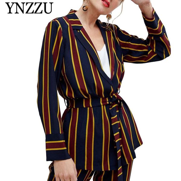 ynzzu elegant striped blazer women 2019 new spring notched collar long sleeve sashes loose jacket women blazer feminino yo777, White;black
ynzzu elegant striped blazer women 2019 new spring notched collar long sleeve sashes loose jacket women blazer feminino yo777, White;black