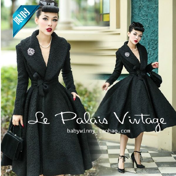 women's wool & blends 40- le palais vintage women 50s pinup long swing coat in black plus size manteau d'hiver rockabilly femme ab
women's wool & blends 40- le palais vintage women 50s pinup long swing coat in black plus size manteau d'hiver rockabilly femme ab