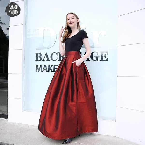 fashion long skirts women faldas high waist satin pleated womans floor length skirt plus size elastic jupe ladies elegant skirts, Black
fashion long skirts women faldas high waist satin pleated womans floor length skirt plus size elastic jupe ladies elegant skirts, Black