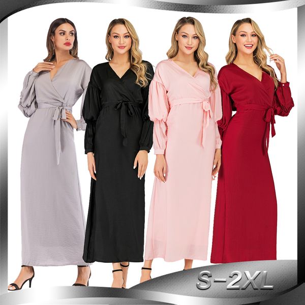 elegant muslim puff sleeve abaya maxi dress s-2xl plus size islamic women evening party kaftn gown, White;black
elegant muslim puff sleeve abaya maxi dress s-2xl plus size islamic women evening party kaftn gown, White;black