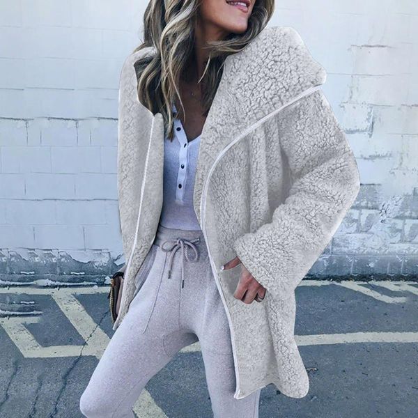 women faux fur teddy coat fashion fur winter furry warm jacket casual long sleeve hoodies female lapel overcoat plus size, Black
women faux fur teddy coat fashion fur winter furry warm jacket casual long sleeve hoodies female lapel overcoat plus size, Black