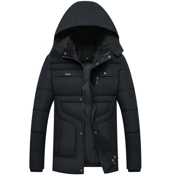 hcxy 2019 men's hooded parka men cotton padded coat father mid-aged winter clothes male warm jackets coats hoodies rib sleeve, Black
hcxy 2019 men's hooded parka men cotton padded coat father mid-aged winter clothes male warm jackets coats hoodies rib sleeve, Black