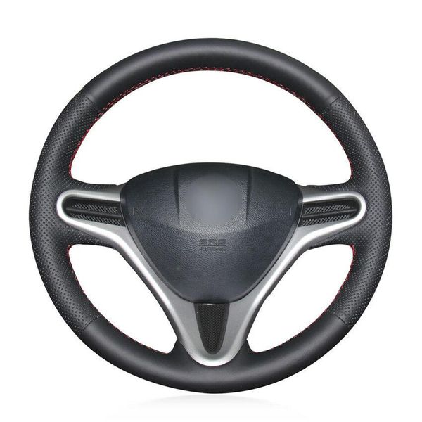 for honda fit 2009-2013 black artificial leather hand-sewn steering wheel cover
for honda fit 2009-2013 black artificial leather hand-sewn steering wheel cover