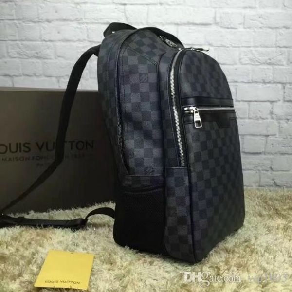 Hot SELL Men's Black Chessboard Backpack 2018 New Fashion High Quality ZIPPER PU LEATHER Waterproof Backpack
Hot SELL Men's Black Chessboard Backpack 2018 New Fashion High Quality ZIPPER PU LEATHER Waterproof Backpack