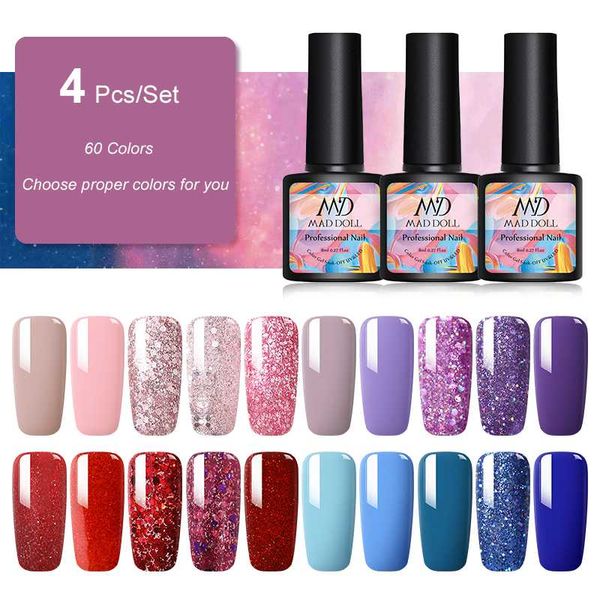 mad doll 4 pcs gel nail polish set hybrid varnishes base for nails uv led lamp gel poly kits manicuring nails polish, Red;pink
mad doll 4 pcs gel nail polish set hybrid varnishes base for nails uv led lamp gel poly kits manicuring nails polish, Red;pink