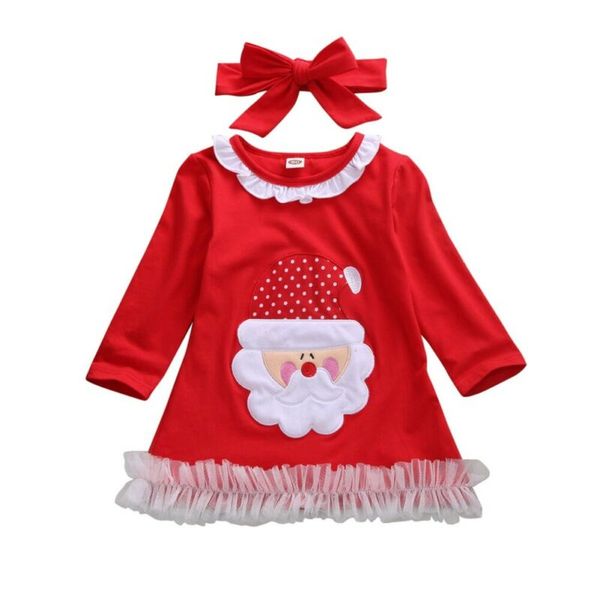 newborn infant baby girls christmas dress long sleeve santa claus casual party lace dress outfits girls clothes, Red;yellow
newborn infant baby girls christmas dress long sleeve santa claus casual party lace dress outfits girls clothes, Red;yellow