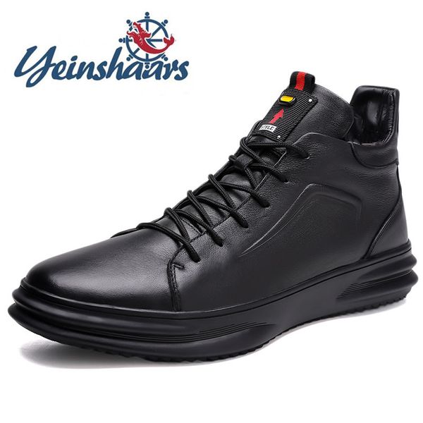 mens shoes genuine leather boots casual high sneaker 2020 new lightweight non-slip leisure walk classic botas, Black
mens shoes genuine leather boots casual high sneaker 2020 new lightweight non-slip leisure walk classic botas, Black