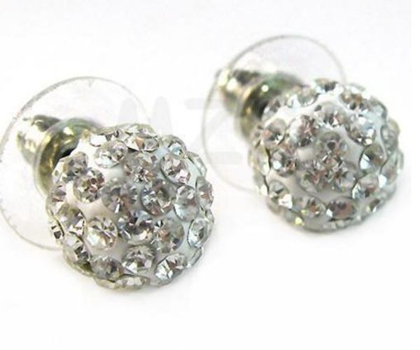 mixed white 10mm micro pave disco ball earrings for woen stud earrings jewelry rhinestone yrty3 crystal, Golden;silver
mixed white 10mm micro pave disco ball earrings for woen stud earrings jewelry rhinestone yrty3 crystal, Golden;silver