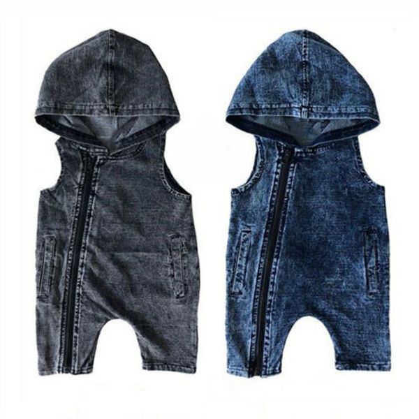 Toddler Baby Bibs Boy Girl Kid Cool Denim Hooded Jean Zipper Romper Jumpsuit Hat Summer Children Clothes Outfits Sun Casual Suit
Toddler Baby Bibs Boy Girl Kid Cool Denim Hooded Jean Zipper Romper Jumpsuit Hat Summer Children Clothes Outfits Sun Casual Suit
