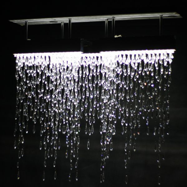 crystalline icicles triple chandelier height 42.5", width 44" dazzling cool sparkle
crystalline icicles triple chandelier height 42.5", width 44" dazzling cool sparkle