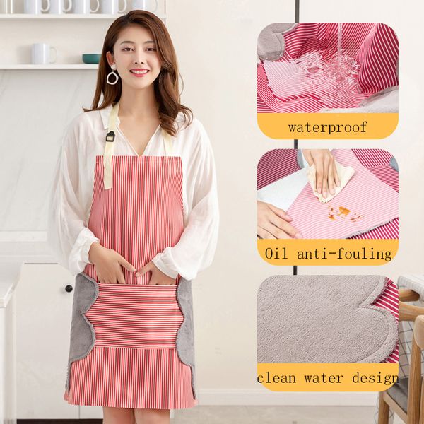 women aprons waterproof oil-proof home kitchen cooking waist half apron with handtowel fashion waterproof adjustable apron
women aprons waterproof oil-proof home kitchen cooking waist half apron with handtowel fashion waterproof adjustable apron