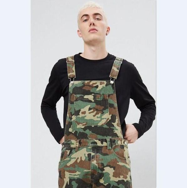 camouflage overall bib jeans for men ripped jeans jumpsuits distressed suspender jogger cargo pockets jeans pants, Blue
camouflage overall bib jeans for men ripped jeans jumpsuits distressed suspender jogger cargo pockets jeans pants, Blue