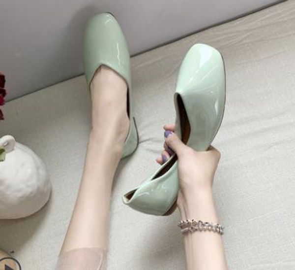 2019 women's shoes in spring and autumn with new style flat bottom square head@6093, Black
2019 women's shoes in spring and autumn with new style flat bottom square head@6093, Black