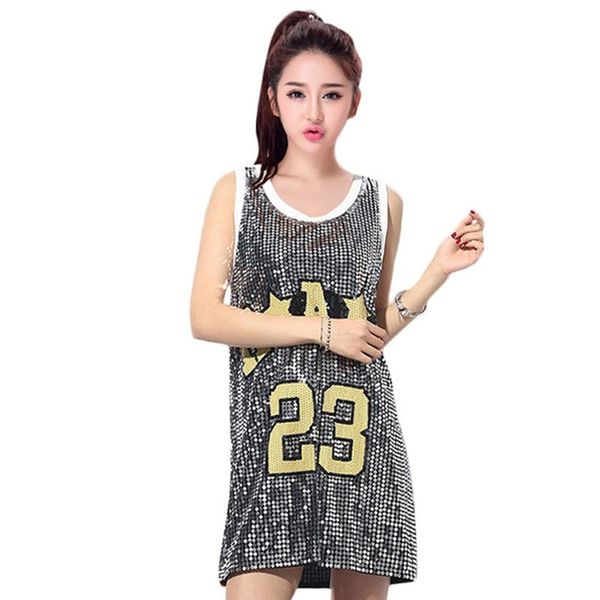 new women long t shirt casual sequin jazz dance costume modern dance performance costume hip hop ds performance show mini dress, Black;red
new women long t shirt casual sequin jazz dance costume modern dance performance costume hip hop ds performance show mini dress, Black;red