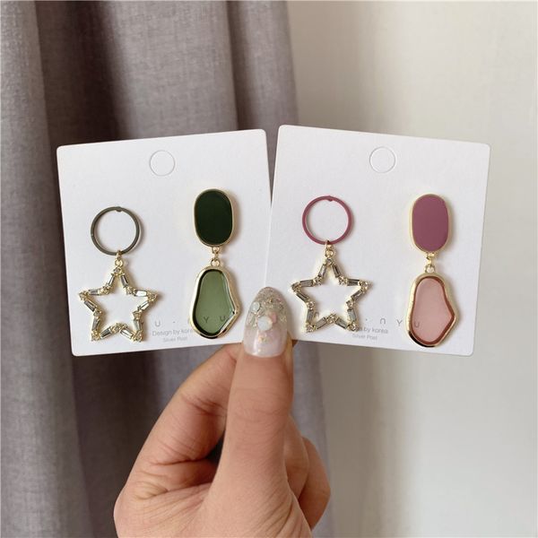 2020 asymmetrical five-pointed star tassel earrings crystal fashion jewelry small gift statement korean earring for women, Silver
2020 asymmetrical five-pointed star tassel earrings crystal fashion jewelry small gift statement korean earring for women, Silver