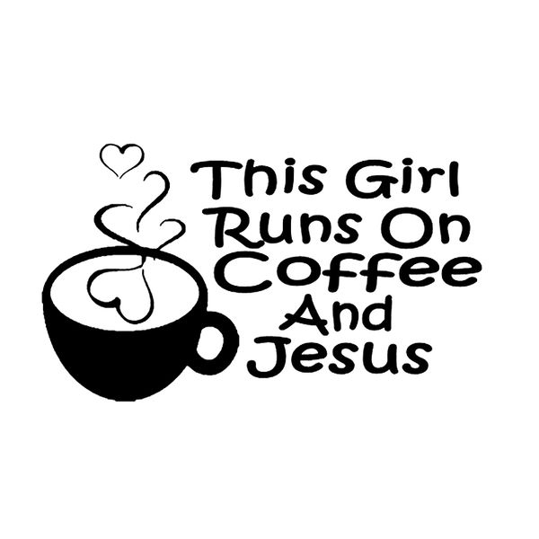 11.1*6.5cm this girl runs on coffee jesus new style religion church modern decal rear window car sticker body decals
11.1*6.5cm this girl runs on coffee jesus new style religion church modern decal rear window car sticker body decals