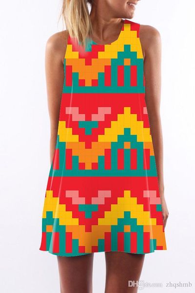 women dress crew neck summer new sling sleeveless hip wrap elegant lady ethnic digital print skirt casual pencil dresses size s-xl, Black;gray
women dress crew neck summer new sling sleeveless hip wrap elegant lady ethnic digital print skirt casual pencil dresses size s-xl, Black;gray
