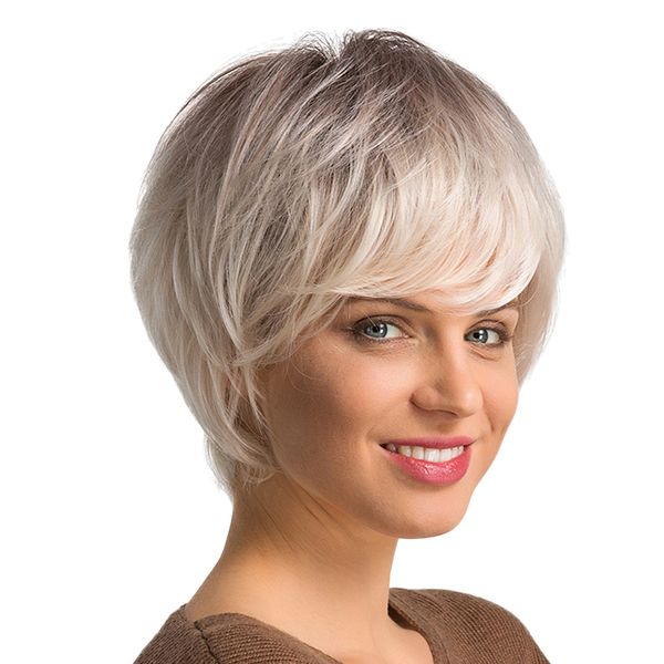 fashion natural short straight curly wigs human hair pixie cut wig with bangs for women 10 inch, Black
fashion natural short straight curly wigs human hair pixie cut wig with bangs for women 10 inch, Black