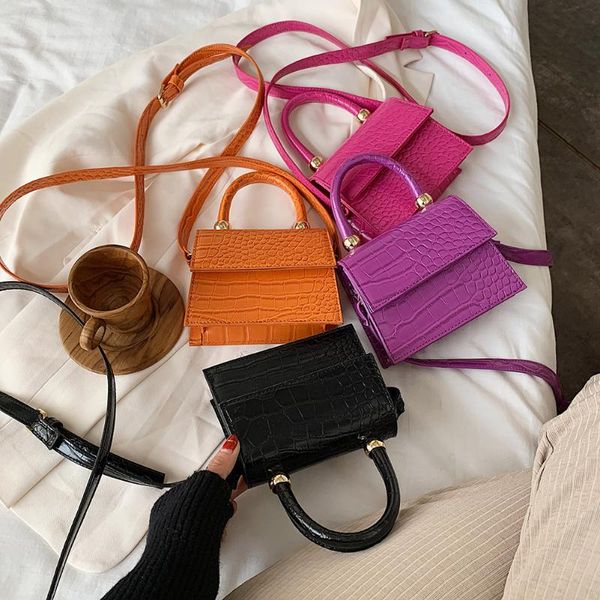 women solid flap messenger purse retro alligator leather fashion shoulder bags pu leather crossbody handle purse
women solid flap messenger purse retro alligator leather fashion shoulder bags pu leather crossbody handle purse