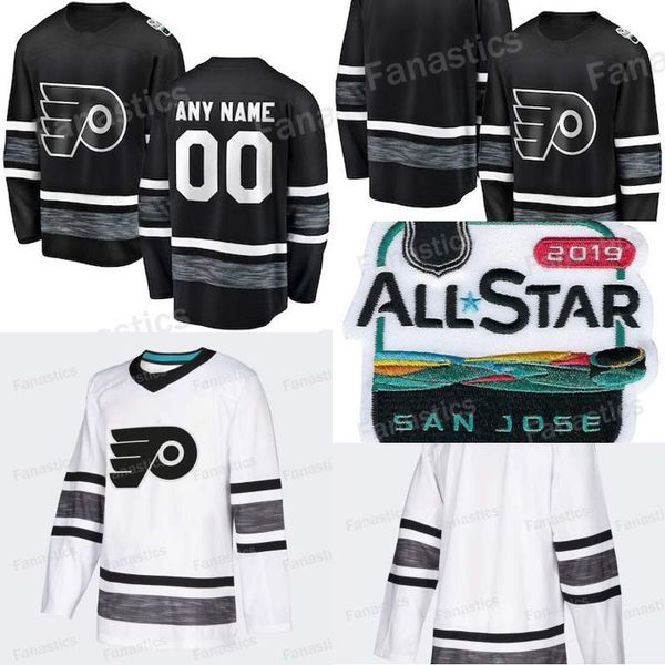 2019 All-Star Philadelphia Flyers Travis Konecny Sean Couturier Claude Giroux Jakub Voracek James van Riemsdyk Scott Laughton Hockey Jerseys