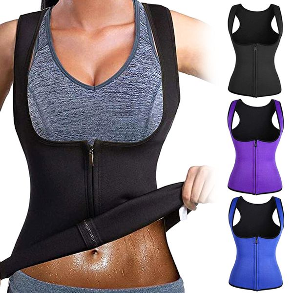 vest corset fitness body shaper women waist trainer workout slimming women zip sports vest xr-hot, Black;blue
vest corset fitness body shaper women waist trainer workout slimming women zip sports vest xr-hot, Black;blue
