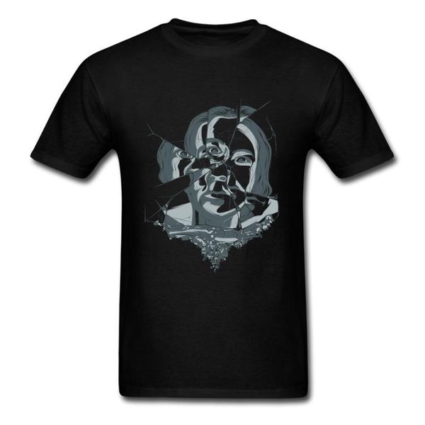 broken mirror short sleeve t shirts boy geek camiseta pure cotton round neck men's t shirt for group, White;black
broken mirror short sleeve t shirts boy geek camiseta pure cotton round neck men's t shirt for group, White;black