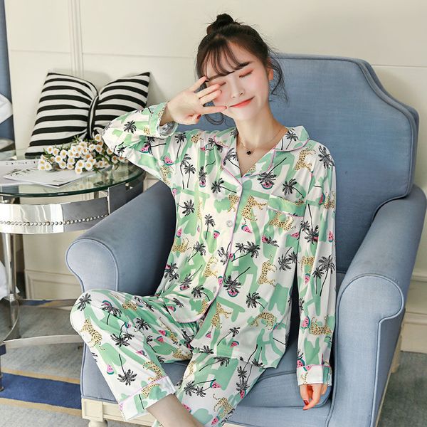 foply 2019 summer womens comfortable cotton pajamas sets girl print pyjama set long sleeve sleepwear suit women nightshirt sets, Blue;gray
foply 2019 summer womens comfortable cotton pajamas sets girl print pyjama set long sleeve sleepwear suit women nightshirt sets, Blue;gray