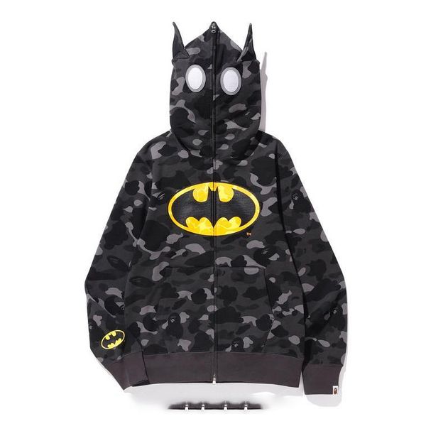 мужчины / bape итальянского дизайнера старинного балахона сложных полиэфиров люксового бренд женщины куртка письмо логотип бэтмен мода пулов, White;black
мужчины / bape итальянского дизайнера старинного балахона сложных полиэфиров люксового бренд женщины куртка письмо логотип бэтмен мода пулов, White;black
