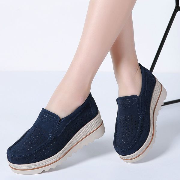 lzj 2019 spring women flats shoes platform sneakers shoes leather suede casual slip on flats heels creepers moccasins 3088, Black
lzj 2019 spring women flats shoes platform sneakers shoes leather suede casual slip on flats heels creepers moccasins 3088, Black