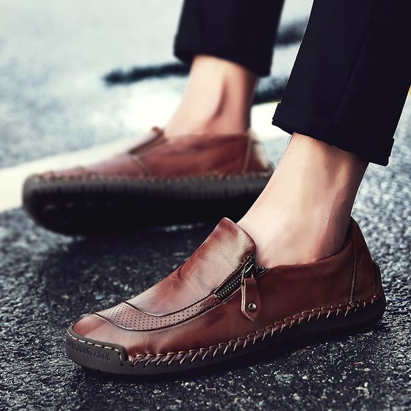 classic men casual shoes summer men shoes loafers comfortable leather mens flats moccasins plus size zapatos hombre hc-113, Black
classic men casual shoes summer men shoes loafers comfortable leather mens flats moccasins plus size zapatos hombre hc-113, Black