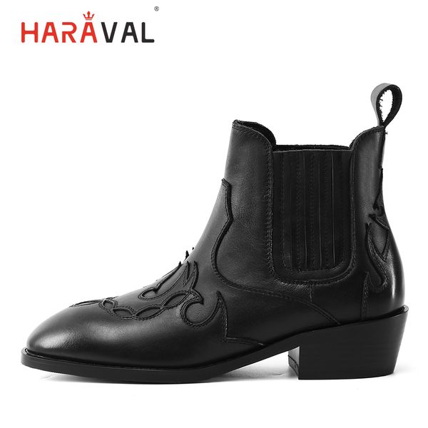 haraval fashion classic ankle boots autumn and winter comfortable warm black genuine leather boots casual wild shoes b248
haraval fashion classic ankle boots autumn and winter comfortable warm black genuine leather boots casual wild shoes b248