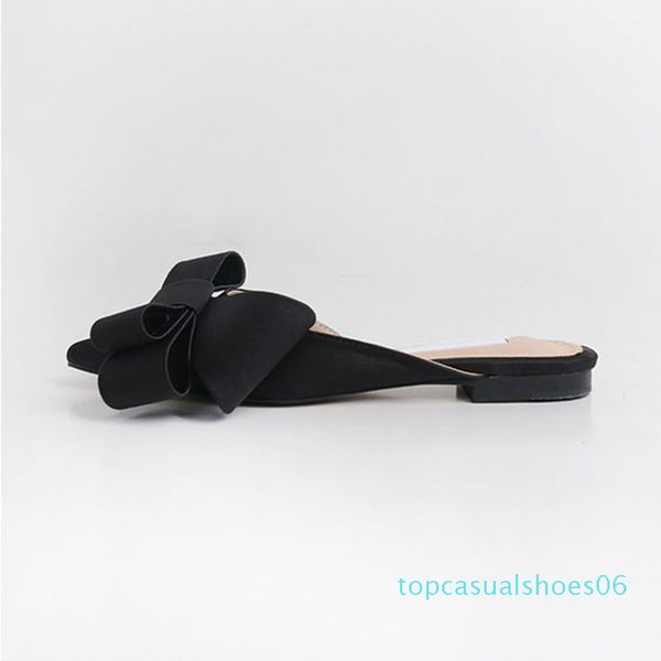 остроконечные toe тапочки женщины плоский мулы женская обувь bow tie тапочки baotouflat каблук наборы semi t06, Black
остроконечные toe тапочки женщины плоский мулы женская обувь bow tie тапочки baotouflat каблук наборы semi t06, Black
