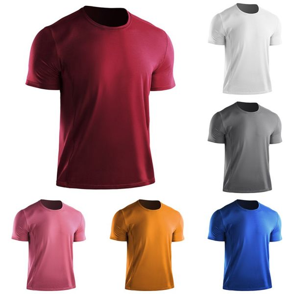 men summer t-shirt casual short sleeve quick-drying breathable bottoming round collar t-shirt sports running fitness, Black;red
men summer t-shirt casual short sleeve quick-drying breathable bottoming round collar t-shirt sports running fitness, Black;red