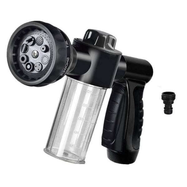 foam sprayer, garden hose spray nozzle car wash foam gun with 100cc bottle, snow lance with washing mitt, 8 spray pattern
foam sprayer, garden hose spray nozzle car wash foam gun with 100cc bottle, snow lance with washing mitt, 8 spray pattern