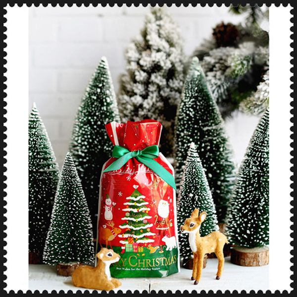 50pcs drawstring plastic bag merry christmas gift bag with ribbon christmas tree snowman cookie biscuits packaging candy bags
50pcs drawstring plastic bag merry christmas gift bag with ribbon christmas tree snowman cookie biscuits packaging candy bags
