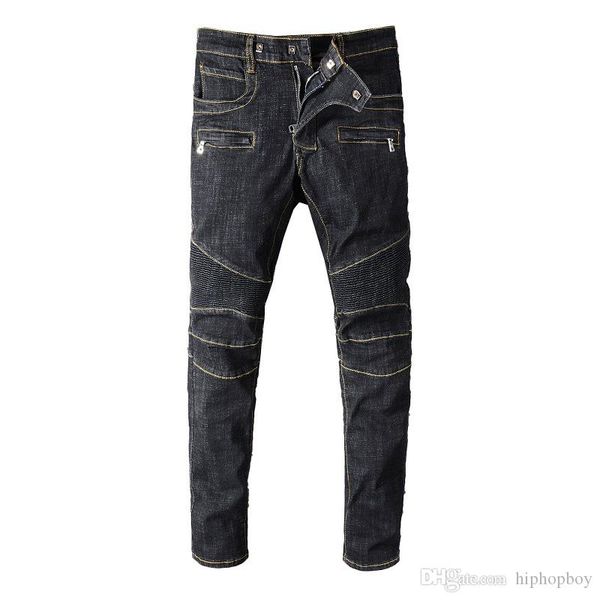 luxury mens jeans fashion distressed ripped biker jeans slim fit motorcycle biker denim jean men women hip hop designer pants, Blue
luxury mens jeans fashion distressed ripped biker jeans slim fit motorcycle biker denim jean men women hip hop designer pants, Blue