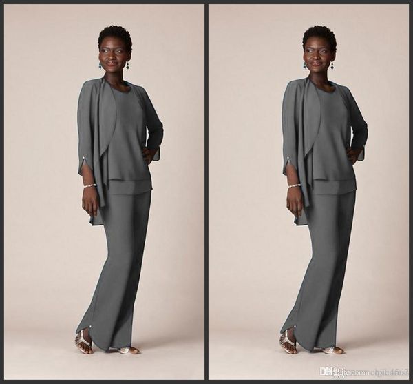 2018 grey chiffon formal pant suits for mother groom dresses evening wear long mother of the bride dresses with jackets plus size custom 113, Black;red
2018 grey chiffon formal pant suits for mother groom dresses evening wear long mother of the bride dresses with jackets plus size custom 113, Black;red