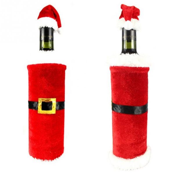 new year decor red wine bottle covers decor bottle cover cap bag christmas supply christmas party table 7zhh087
new year decor red wine bottle covers decor bottle cover cap bag christmas supply christmas party table 7zhh087