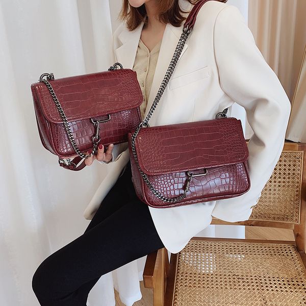 large capacity handbag for women leather luxury women bags designer chains lock square bag with stone grain bolsa feminina
large capacity handbag for women leather luxury women bags designer chains lock square bag with stone grain bolsa feminina