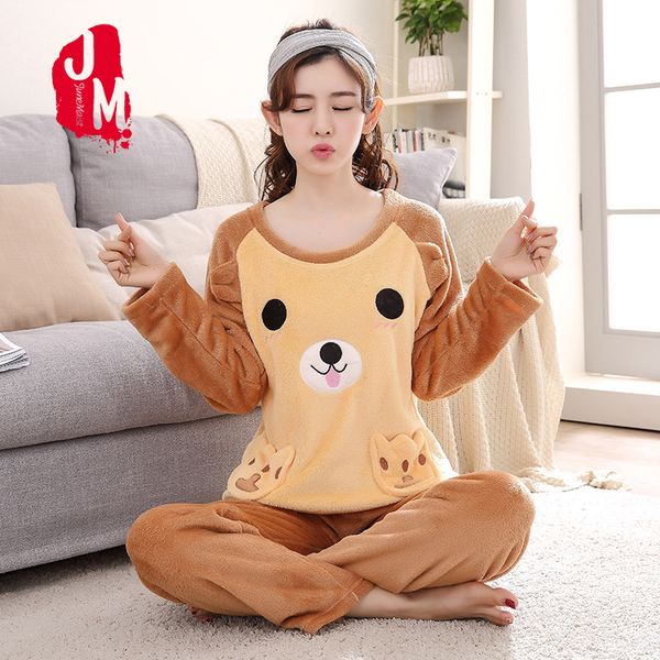 sleepwear set women coral fleece pijamas women flannel pajamas winter warm pyjamas long sleeve print l xl xxl, Black;red
sleepwear set women coral fleece pijamas women flannel pajamas winter warm pyjamas long sleeve print l xl xxl, Black;red