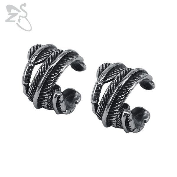 zs stainless steel punk clip earrings jewelry for men women feather clip earring fashion ear cuff cartilage earrings jewelry, Silver
zs stainless steel punk clip earrings jewelry for men women feather clip earring fashion ear cuff cartilage earrings jewelry, Silver