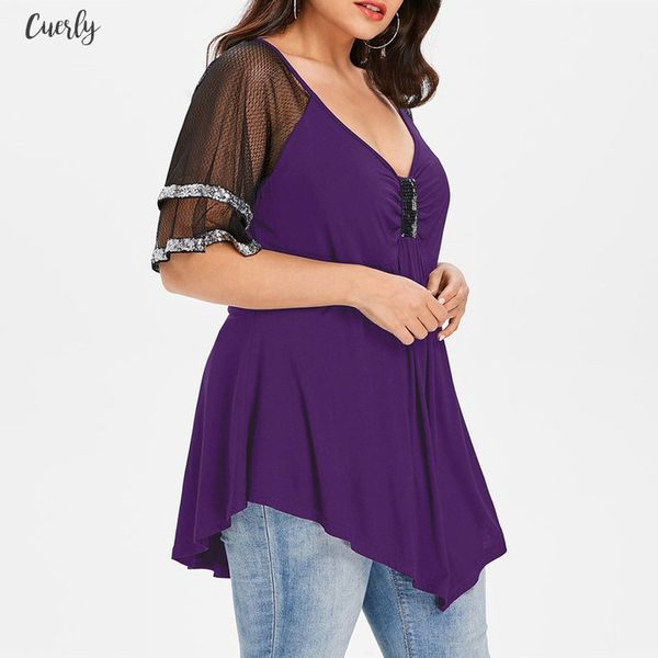 plus size summer fashion casual mesh blouse short sleeve loose sequin female women short sleeve shirt blusas femininas clothing, White
plus size summer fashion casual mesh blouse short sleeve loose sequin female women short sleeve shirt blusas femininas clothing, White