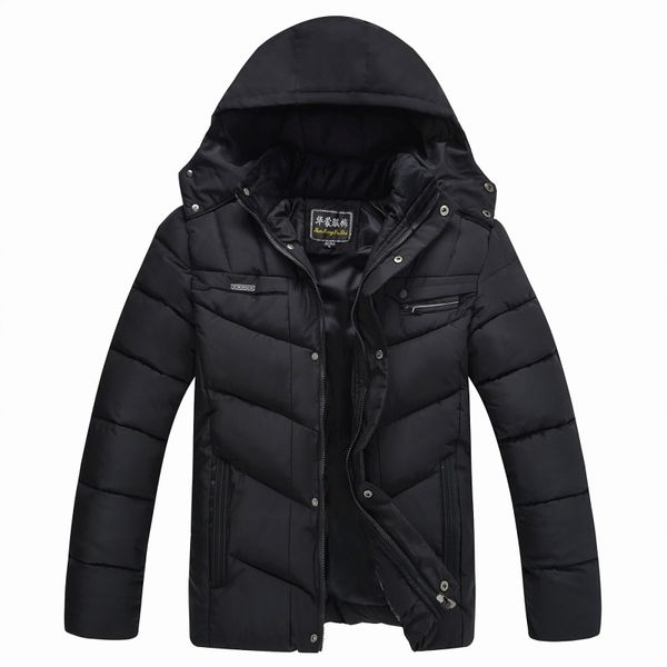 new men jacket winter thick warm down cotton hooded casual coat mens solid color windproof outerwear father christmas gift 5xl, Black
new men jacket winter thick warm down cotton hooded casual coat mens solid color windproof outerwear father christmas gift 5xl, Black