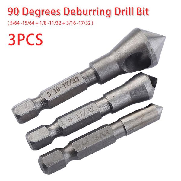 90 degrees countersink bit set 3pcs deburring drill bit tapper hole cutter hand tool for wood wooden metal plastic chamfer set
90 degrees countersink bit set 3pcs deburring drill bit tapper hole cutter hand tool for wood wooden metal plastic chamfer set