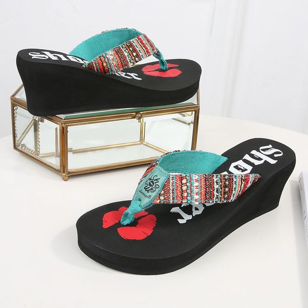 daokfpo 2019 summer originality new genuine leather lips weave slippers beach slope wedges flip flops shoes woman nvt-40, Black
daokfpo 2019 summer originality new genuine leather lips weave slippers beach slope wedges flip flops shoes woman nvt-40, Black