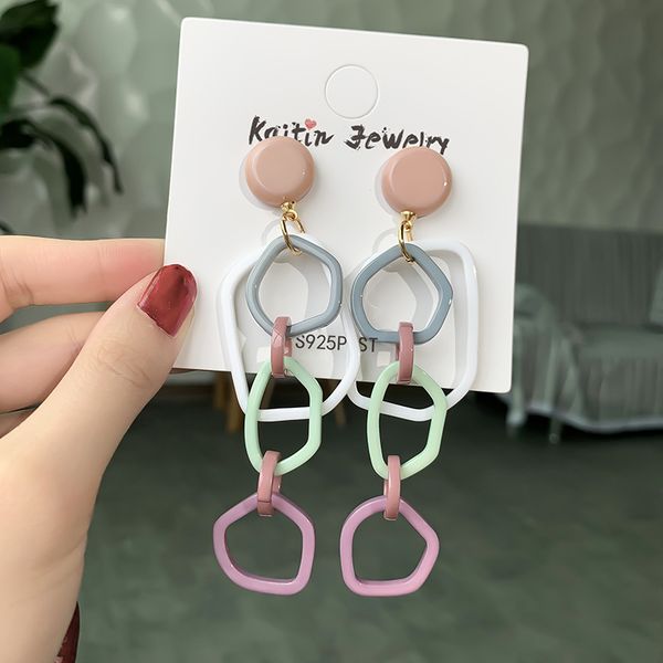 acrylic earrings korean of temperament wild asymmetric color acrylic earrings ereative personality long geometric earrings female jj19842, Silver
acrylic earrings korean of temperament wild asymmetric color acrylic earrings ereative personality long geometric earrings female jj19842, Silver