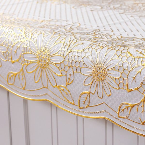 pvc table cover bronzing table cloth waterproof rectangular european minimalist modern disposable plastic table cloth
pvc table cover bronzing table cloth waterproof rectangular european minimalist modern disposable plastic table cloth