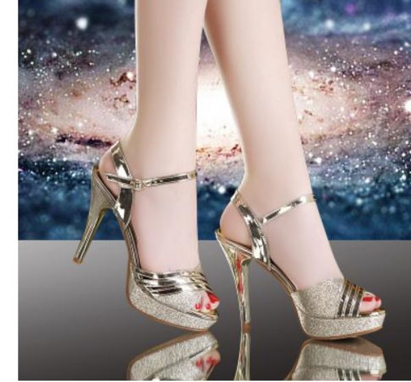 2019 women's sandals in summer with new style high heel fine heel waterproof table shoes heel 8cm and 10cm, Black
2019 women's sandals in summer with new style high heel fine heel waterproof table shoes heel 8cm and 10cm, Black